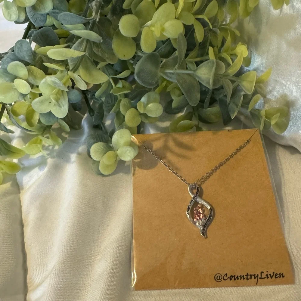🆕 Forever Mother & Daughter Bond Silver Necklace - Picture 15 of 16